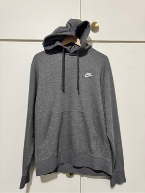 Nike Gray Pullover Hoodie Sweatshirt